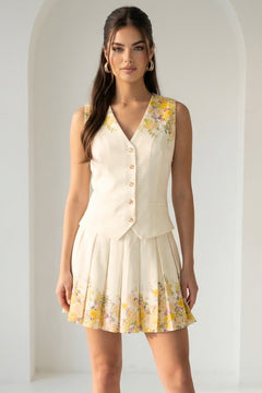 Sunday Stroll Dress | Yellow/Floral