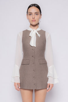 Fall Social Dress | Taupe