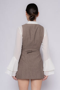 Fall Social Dress | Taupe