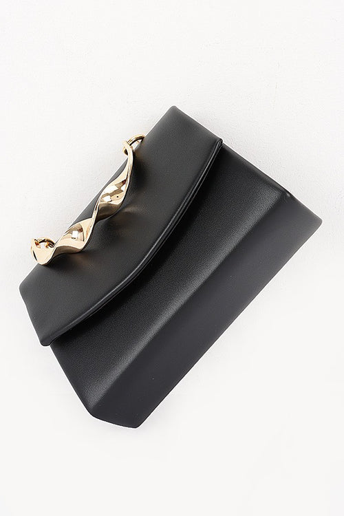 Twist Of Fate Clutch | Black