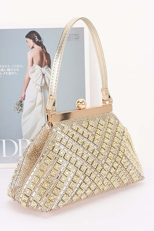 Champagne Toast Clutch | Gold