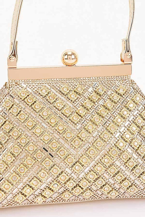 Champagne Toast Clutch | Gold