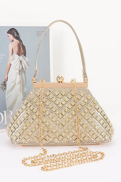 Champagne Toast Clutch | Gold