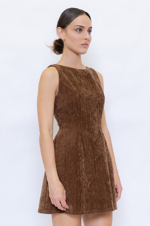 Main Street Dress | Brown