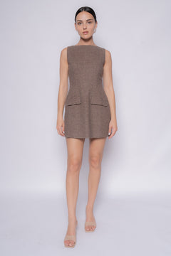 City Limits Dress | Brown/Multi