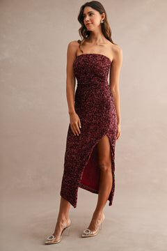 Wonderstruck Dress | Burgundy