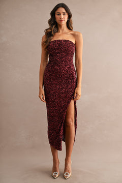 Wonderstruck Dress | Burgundy