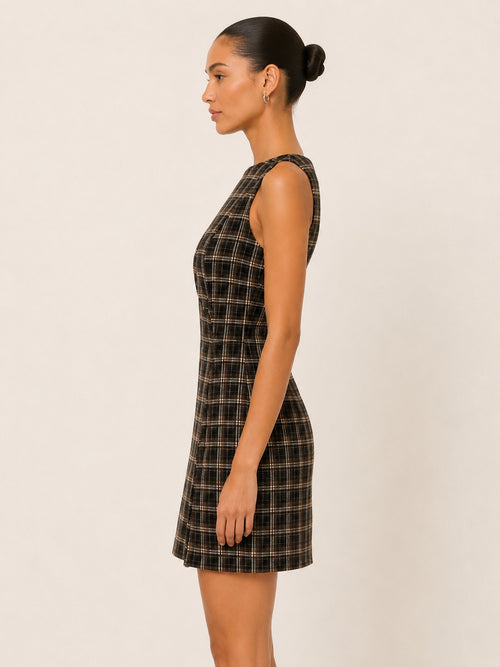 The Fall Edit Dress | Brown/Multi