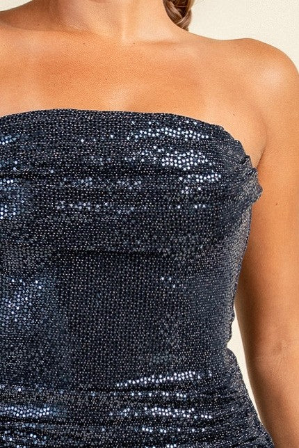 Steal the Spotlight Dress | Navy
