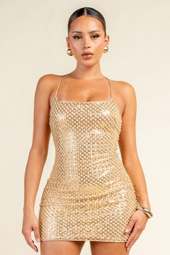 Golden Hour Dress | Gold