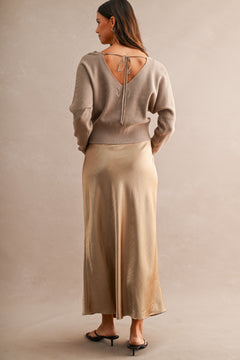 Day To Night Two-Piece Dress Set | Champagne