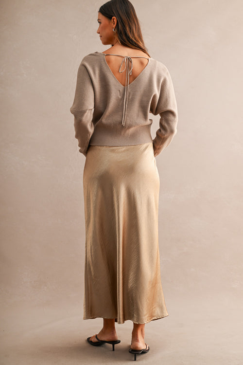 Day To Night Two-Piece Dress Set | Champagne