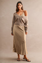 Day To Night Two-Piece Dress Set | Champagne