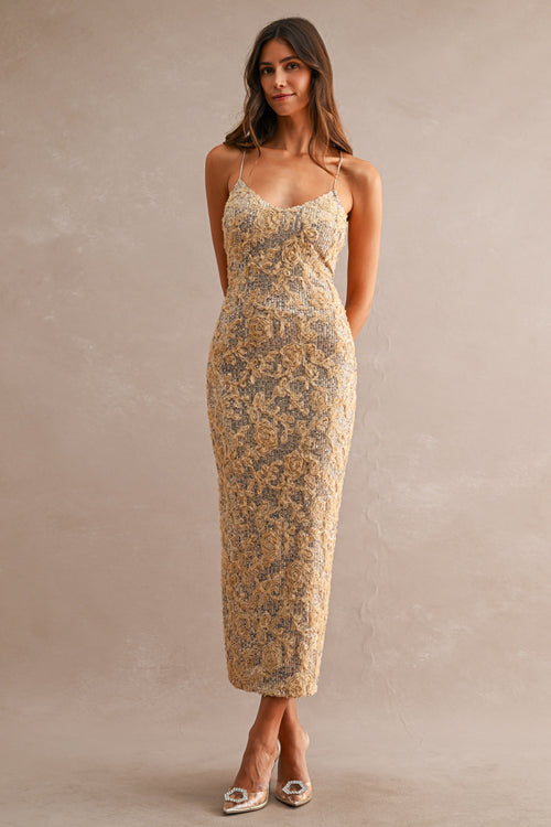 Amore Mio Dress | Champagne