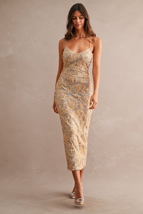 Amore Mio Dress | Champagne