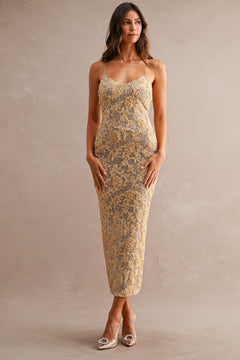Amore Mio Dress | Champagne