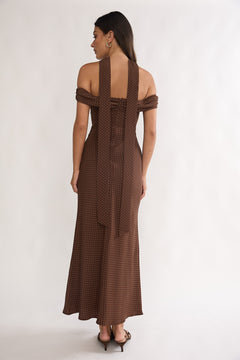 Rome After Dark Dress | Espresso