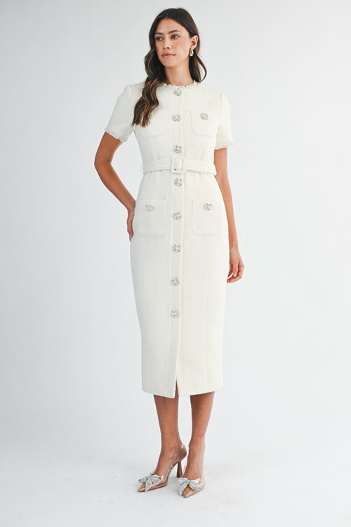 Roman Holiday Dress | Ivory