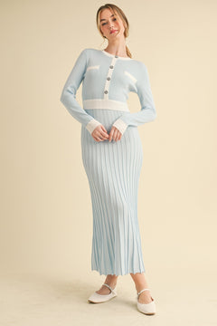Best Wishes Dress | Blue/White