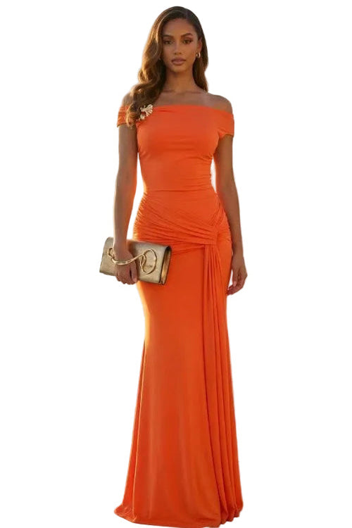 The Daniella Dress | Orange