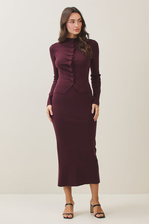 The Blair Two-Piece Set | Wine