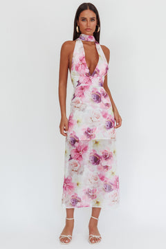 Dreamy Bliss Dress | Purple/Floral