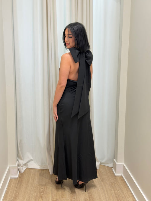 Blissful Bow Dress | Black