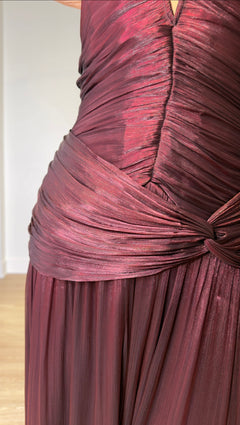 The Calista Dress | Wine
