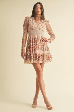 Sunday In Paris Dress | Mauve/Floral