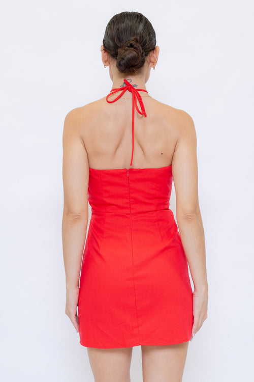 Portofino Petal Dress | Red