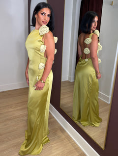Tuscan Rose Dress | Chartreuse