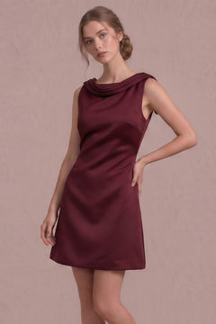 Back Story Dress | Burgundy