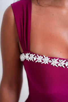 The Sienna Dress | Berry (FINAL SALE)