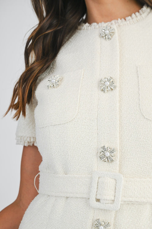Roman Holiday Dress | Ivory