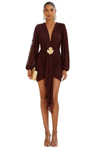 Grand Entrance Dress | Dark Maroon