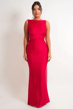 The Merissa Dress | Cranberry (FINAL SALE)