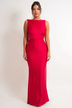 The Merissa Dress | Cranberry (FINAL SALE)