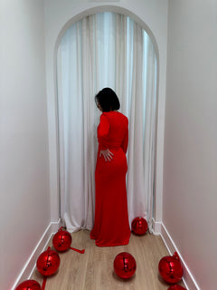 The Lucille Dress | Red