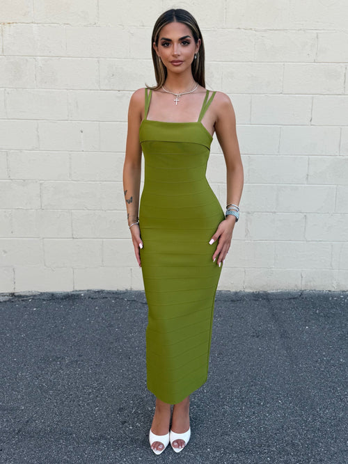The Verona Dress | Olive