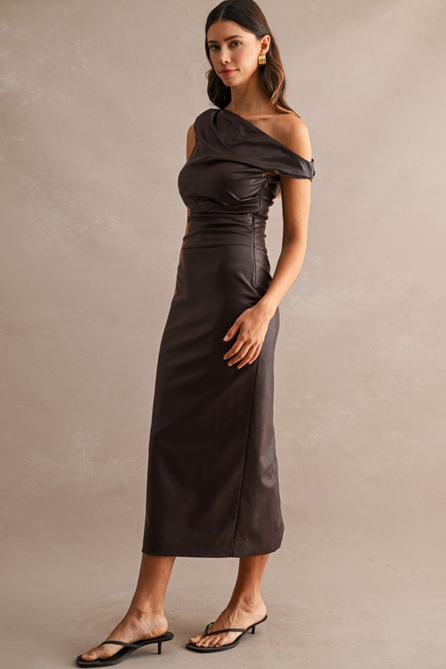 Upper East Side Dress | Brown