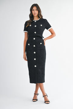 Roman Holiday Dress | Black