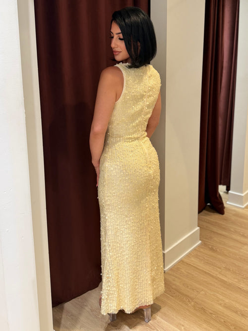 Champagne Hour Dress | Butter Yellow