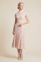 Graceful Moment Dress | Blush/Green