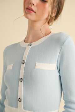 Best Wishes Dress | Blue/White