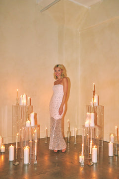 Twilight Spark Dress | Blush