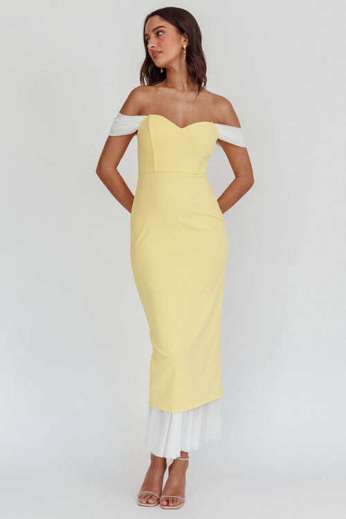 Happy Feeling Dress | Yellow