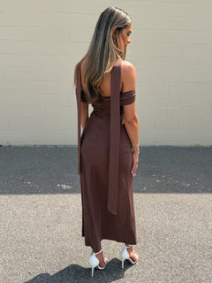 Rome After Dark Dress | Espresso