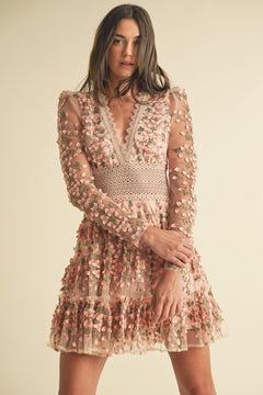 Sunday In Paris Dress | Mauve/Floral