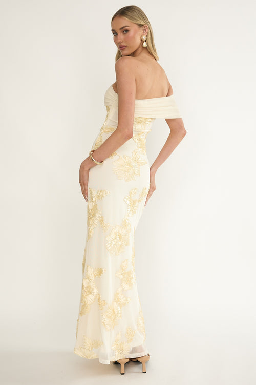 Everlasting Bloom Dress | Butter Yellow