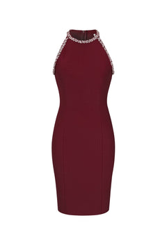 Crystal Hour Dress | Wine